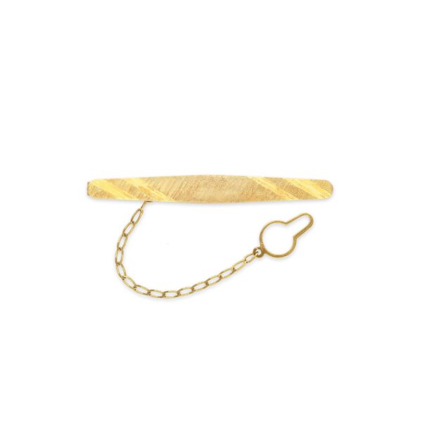 Spinka do krawata z żółtego złota