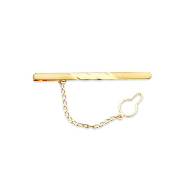 Spinka do krawata z żółtego złota