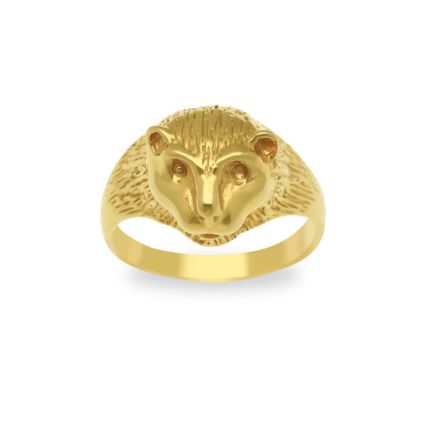 Sygnet z żółtego złota