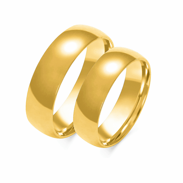 Obrączki z żółtego złota