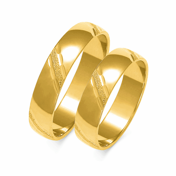 Obrączki z żółtego złota
