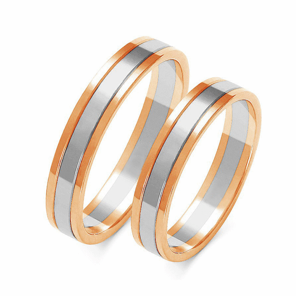 Obrączki z wielobarwnego złota