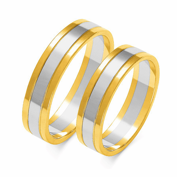 Obrączki z wielobarwnego złota