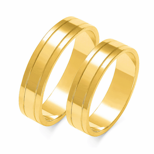 Obrączki z żółtego złota