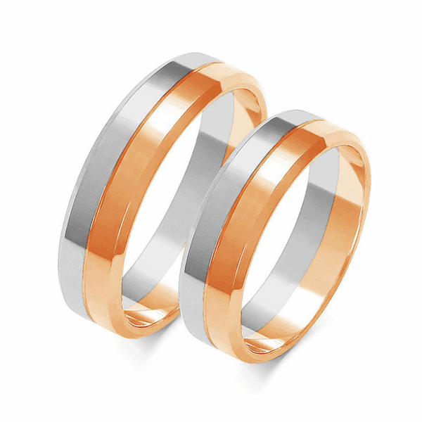 Obrączki z wielobarwnego złota