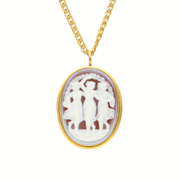 Zawieszka z żółtego złota