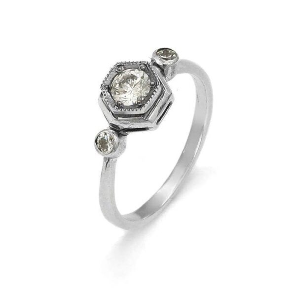 Pierścionek ze srebra