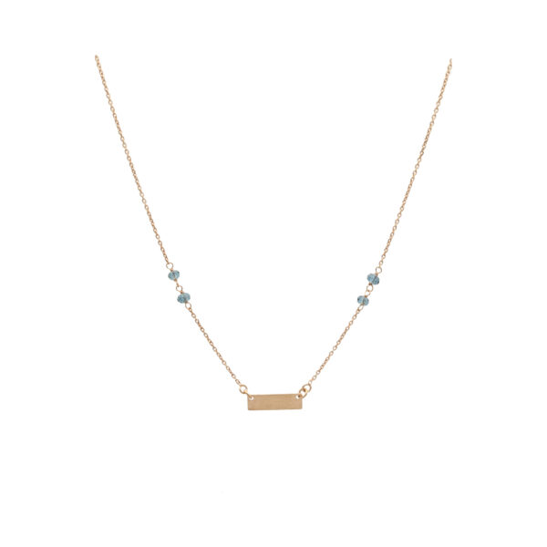 Naszyjnik ze srebra pozłacanego