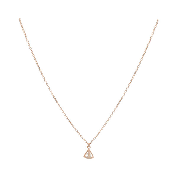 Naszyjnik ze srebra pozłacanego