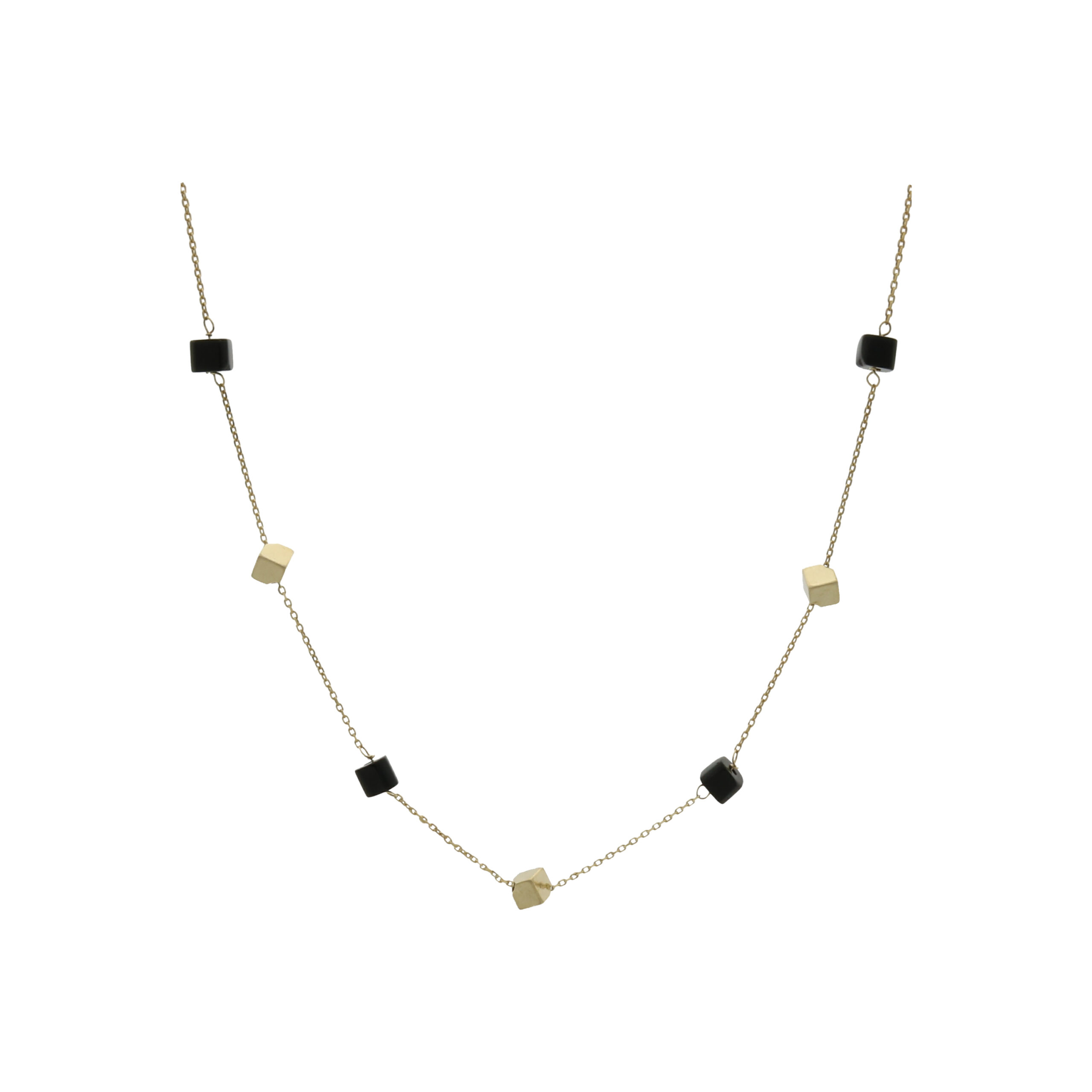 Naszyjnik ze srebra pozłacanego