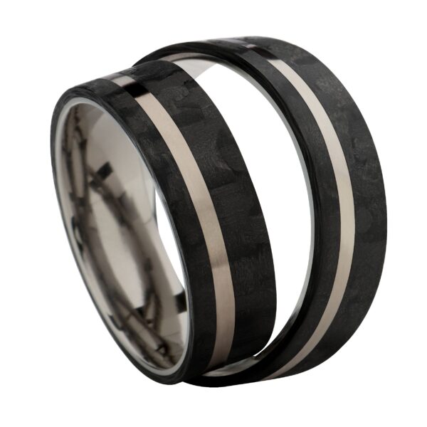 Obrączki z carbonu i tytanu