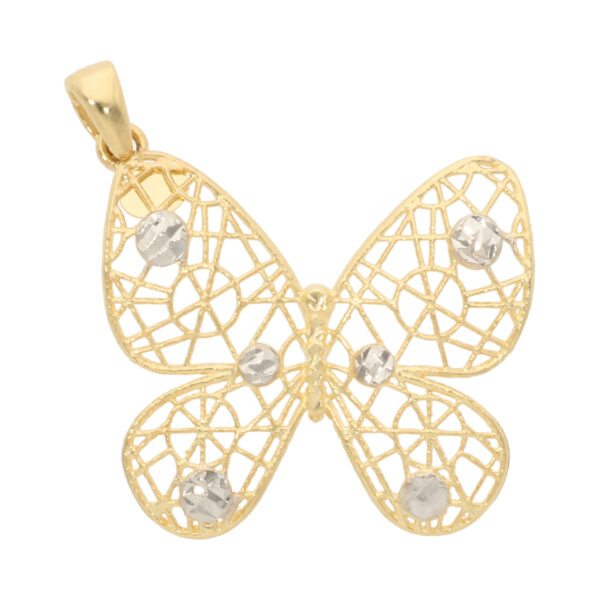 Zawieszka ze złota w kształcie motyla