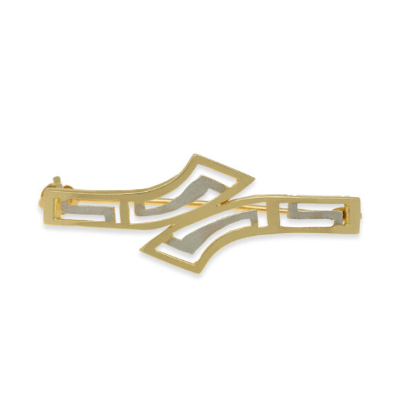 Broszka z żółtego złota