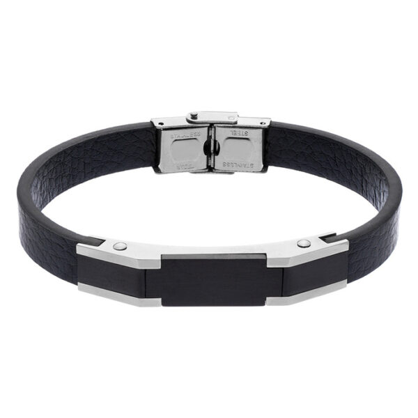 bransoletka męska - kolekcja Steel and Leather