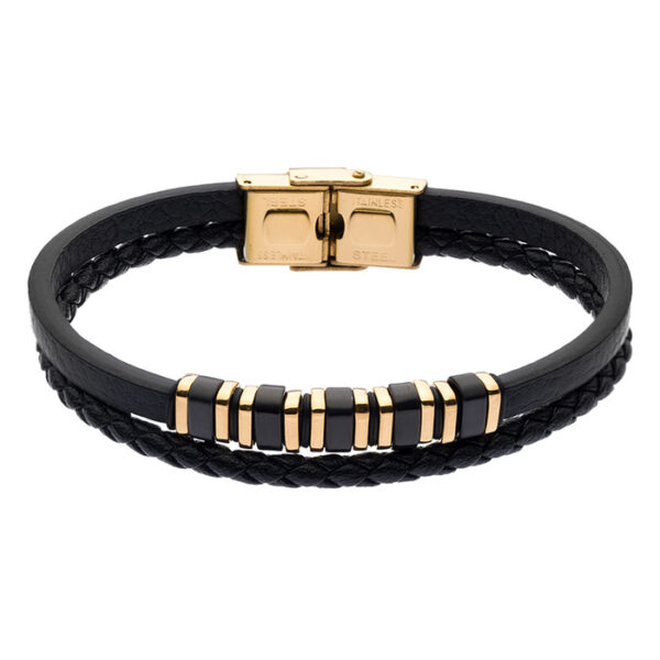 bransoletka męska - kolekcja Steel and Leather
