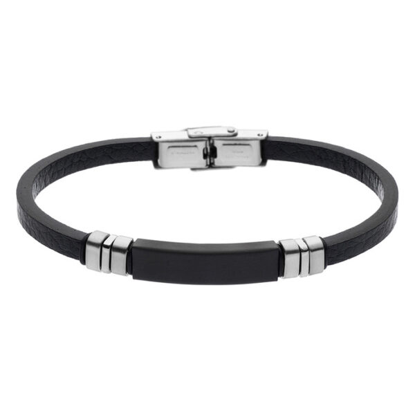 bransoletka męska - kolekcja Steel and Leather