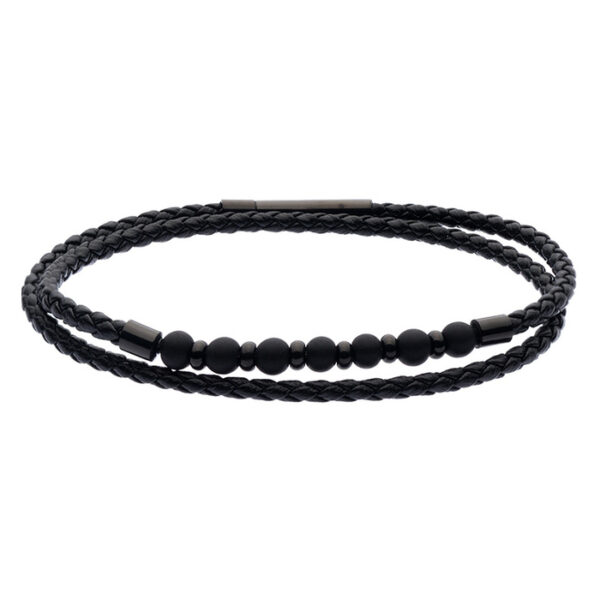 bransoletka męska - kolekcja Steel and Leather