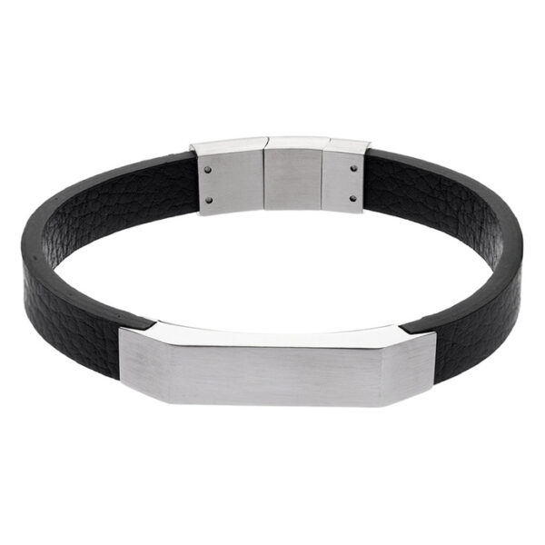 bransoletka męska - kolekcja Steel and Leather