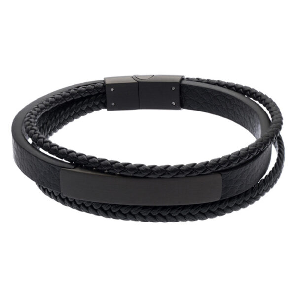 bransoletka męska - kolekcja Steel and Leather