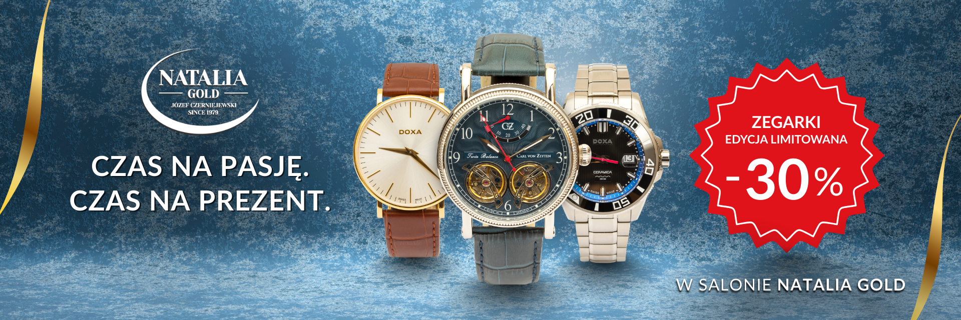 Banner - zegarki promocja -30%