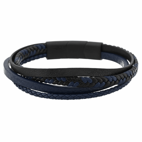 bransoletka męska - kolekcja Steel and Leather